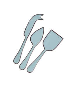 Enamel Cheese Set Duck Egg Blue